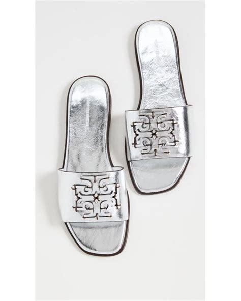 tory burch slides sparkle